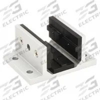 Linear Bearing: 40 Series, 75.1 mm L x 103.2 mm W x 50.1 mm H, Silver, Double Flanged, Std, Anodized (MPN 40-6525). Key specifications — Brand: 80/20; Housing Material: Aluminum; Finish: Anodized.