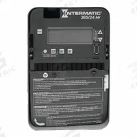 INTERMATIC Electronic Timer: 24 hr, Not Astronomic, 120-277V AC, DPST/SPST, Digital (MPN ET2125C). Key specifications — Body Material: Metal; Indoor/Outdoor Usage: Indoor; Astronomic Functionality: Not Astronomic; Mounting Style: Surface; Brand: INTERMATIC.