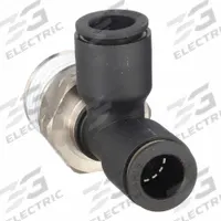 LEGRIS Push-Fit Tee Fitting: 3/8 in OD x 3/8 in OD x 1/2 in Pipe Size, Tube x Tube x MNPT, 10 PK (MPN 3103 60 22). Key specifications — Brand: LEGRIS.