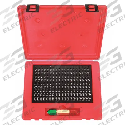 STARRETT Pin Gauge Set: No-Go (Minus), 0.061 in to 0.25 in - No-Go (Minus) Pin Gauge Sets - Uncoated Tool Steel