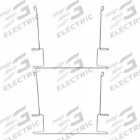 BUYERS PRODUCTS Mud Flap Brackets: Steel, 26 3/4 in Overall Wd, 21 in Overall Ht, 1 PR (MPN 405BZ). Key specifications — Brand: BUYERS PRODUCTS; Material: Steel.