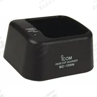 ICOM Single Unit Charger: Fits Icom, For F70/F80/F9011/F9021 Series, 1 Radios Charged, 12 to 16 V DC (MPN BC119NS 11). Key specifications — Brand: ICOM; Compatible Radio Series: F80; Product Type: Single Unit Charger.