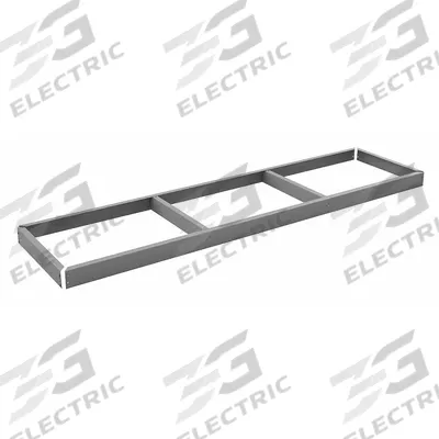 TENNSCO Shelf: 72 in x 18 in, 1,750 lb Load Capacity, Gray - Open Deck Shelf Kits for Boltless Shelving