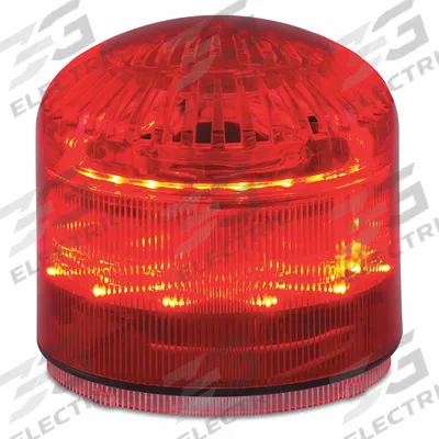 FEDERAL SIGNAL Beacon Warning Sounder Light: 120 to 240V AC/12 to 24V AC/DC - Tone Alarms with Multimode Light