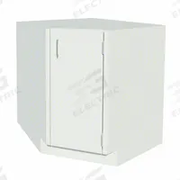 Corner Base Cabinet: 35 1/8 in Overall Ht, 22 in Overall Dp, 32 7/8 in Overall Wd, Steel, 0 Drawers (MPN GRJTP190-32SE-2). Key specifications — Product Type: Corner Cabinet; Brand: INSTOCK; Material: Steel; Cabinet Type: Base Cabinets.