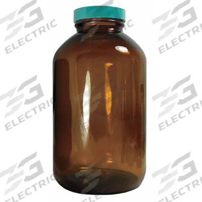 APPROVED VENDOR Wide Mouth Bottle: 6 mL, 20-400, Amber, 720 Bottles, 24 mm Body Dia - Amber Wide Mouth Glass Lab Bottles