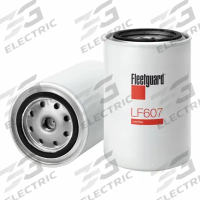 FLEETGUARD Automotive Oil Filter: B50, LF607, 5/8"-18 UNF-2B Thread Size, 7 in Overall Ht - Spin-On Oil Filters