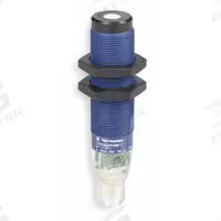 TELEMECANIQUE SENSORS Cylindrical Ultrasonic Sensor: 18 mm Dia, Built-in Connector, 4 - Pin M12, PNP (MPN VM18PNOQ). Key specifications — Supply Voltage Rating: 10-28V DC; Brand: TELEMECANIQUE SENSORS; Nominal Sensor Diameter: M18 Threaded.