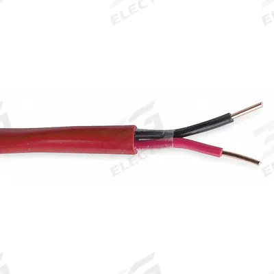 CAROL Fire Alarm Cable: 1,000 ft Cable Lg, Riser, Riser, S-R PVC, Semi-Rigid PVC - Unpaired Shielded Cables