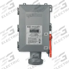HUBBELL Mechanical Interlock: 250V DC/600V AC, Single/Three Phase, 30 A, 3 Pole, 4 Wire (MPN HBL430MIS2W). Key specifications — Brand: HUBBELL; Reverse Service: No.