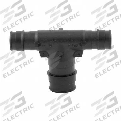 UPONOR Barbed Tee: 1/2 in ID x 1/2 in ID x 3/4 in ID Size - Expansion Polymer Barbed Tube Fittings