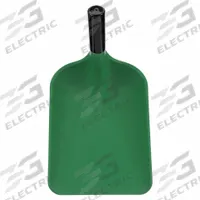 VIKAN Industrial Shovel Blade: Square Point, 1 Ribs, Plastic, #3 Blade Size, 10 3/16 in Blade Wd (MPN 6895SS). Key specifications — attr979006: Plastic; attr979016: Pan Shovel; attr987921: #3; attr979009: VIKAN; attr979010: Black.