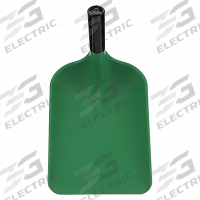 VIKAN Industrial Shovel Blade: Square Point, 1 Ribs, Plastic, #3 Blade Size - Standard Scoop Shovels