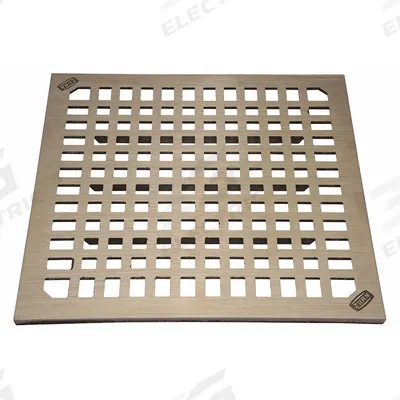 ZURN Strainer: Nickel, 11 1/4 in Overall Wd, 1/2 in Overall Ht, Brushed Nickel - Grates for Floor Sinks