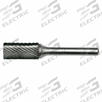 CLE-LINE Carbide Bur: Cylinder, SA-41, Single Cut, 1/16" x 1/4" Head - Single-Cut Cylinder Burs