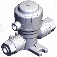SMC Chemical Liquid Valve: 3/8 in, Air to Spring, Fail Closed, PFA, 1/8 in BSPT, 0°C to 60°C (MPN LVQ30-Z11R-9). Key specifications — Actuator Operation: Air to Spring; Fail Safe Position: Fail Closed; Manufacturer Part Number: LVQ30-Z11R-9; Brand: SMC.