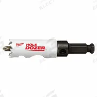 MILWAUKEE Hole Saw: 7/8 in Saw Dia., 3/5 Teeth per Inch, 1 5/8 in Max. Cutting Dp, Bi-Metal (MPN 49-56-9659). Key specifications — attr1098070: 3/5; attr1098087: MILWAUKEE; attr1098073: 1/2"-20.