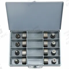 EDWARDS Punch and Die Set: Round, Storage Case, PD1000. Key specifications — attr67489: Round; attr67447: PD1000; attr67443: EDWARDS; attr67472: Storage Case.