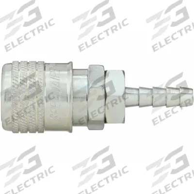 SPEEDAIRE Quick Connect Hose Coupling: 1/4 in Body Size, 1/4 in Hose Fitting Size - Industrial Interchange Steel Quick-Connect Air Coupling Bodies
