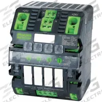 MURRELEKTRONIK Electronic Circuit Protector: MICO+, 4 Channels, 1 A/2 A/4 A/6 A Adj., 10 Connections (MPN 9000-41084-0100600). Key specifications — Voltage In Rating: 30V DC; Brand: MURRELEKTRONIK.