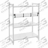 CAMBRO Shelf Rail Kit: Basics Plus, 4 1/4 in Ht, 54 in Lg, Side, 1 Rails, Soft Gray (MPN CBR54S151). Key specifications — Color: Soft Gray; Product Type: Shelf Rail Kit; Series: Basics Plus.
