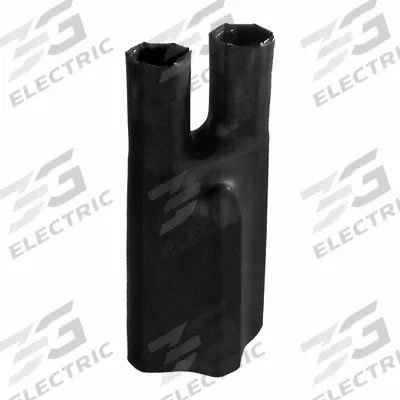 ELECTRIDUCT Heat Shrink Breakout Boots: 10 Pk, 1.57 in I.D. Before Shrinking, 4.3 in Lg