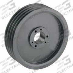 APPROVED VENDOR V-Belt Pulley: C150, 4 Groove, 15.4 in OD, Bushed Bore, E, For C/CX Belt Section (MPN 4C150E). Key specifications — attr1318293: C150; attr1318301: 15 in (C); attr1318291: C or CX.