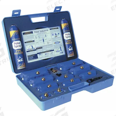 WHEELER-REX Pipe Freeze Kit: 3/8 in Min Steel Pipe Size, Freezing Spray - Pipe Freezing Kits
