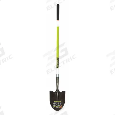 SEYMOUR MIDWEST Round Point Shovel: Steel Blade, 14 ga, Straight Handle Type - Round Point Shovels