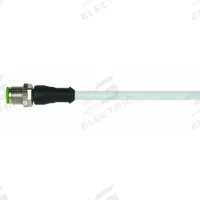 Cordset: M12 Male Straight X Bare Wire, 5 Pins, Gray, PUR, 0.3 m Cable Lg, 4 A Max Current (A) (MPN 7000-12041-2350030). Key specifications — Cable Jacket Color: Gray; End 1 Gender: Male; End 1 Mounting Orientation: Straight; End 2 Connection Type: Bare Wire; IP Rating: IP67; Brand: MURRELEKTRONIK; Wire Size: 22 AWG; Cable Jacket Material: PUR.