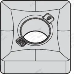 WIDIA Square Turning Insert: SNMG543RH, SNMG150612RH (MPN 4171537). Key specifications — attr257901: SNMG150612RH; attr257900: SNMG543RH.