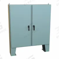 HAMMOND Electrical Enclosure: Steel, 60 in x 60 in x 13 in, NEMA 12/13/3R/4, w/Panel, Solid Cover (MPN HN4FM606012). Key specifications — Closure Method: Handle; Brand: HAMMOND; Knockouts: Not Included.