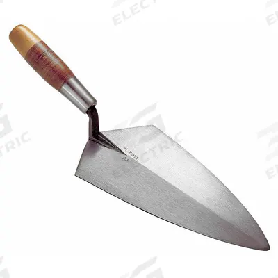 KRAFT TOOL Philadelphia Trowel: Blade Material Carbon Steel - Philadelphia Brick Trowels