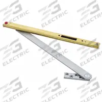 Overhead Door Holder: Overhead - Mounted, 1 in Wd, 3 1/2 in Overall Ht, Stainless Steel (MPN 105S-US32D). Key specifications — Brand: GLYNN-JOHNSON; Color: Gray.