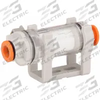 SMC Vacuum Filter: ZFC, 1/4 in Inlet, Tube, -100 kPa to 0 kPa, ZFC with Bracket (MPN ZFC5D-B). Key specifications — attr124323: SMC; attr124345: Tube; attr124320: ZFC5D-B.