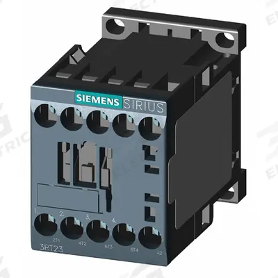 Siemens Magnetic Contactor: Non-Reversing, 4 Poles, 4NO Contacts, 12 A - Non-Reversing IEC Contactors