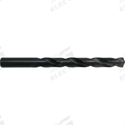 CHICAGO-LATROBE Jobber Length Drill Bit: 3.9 mm, 135° Split Point, Black Oxide HSS - NAS-Spec High-Speed Steel Jobber-Length Drill Bits for Aerospace