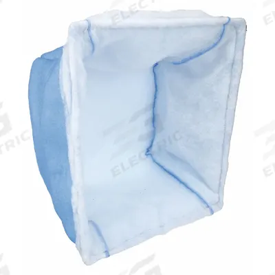 GRAINGER Cube Air Filter: 20 in x 24 in x 15 in, 1 Pockets, Synthetic, Blue/White - 3-Ply Cube Air Filters