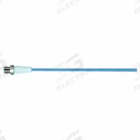 Cordset: M12 Male Straight X Bare Wire, 5 Pins, Pastel Blue, TPE-S, 5 m Cable Lg, 22 AWG Wire Size (MPN 7024-13101-3720500). Key specifications — Cable Jacket Color: Pastel Blue; End 1 Gender: Male; End 1 Mounting Orientation: Straight; End 2 Connection Type: Bare Wire; IP Rating: IP68; Brand: MURRELEKTRONIK; Wire Size: 22 AWG; Cable Jacket Material: TPE-S.