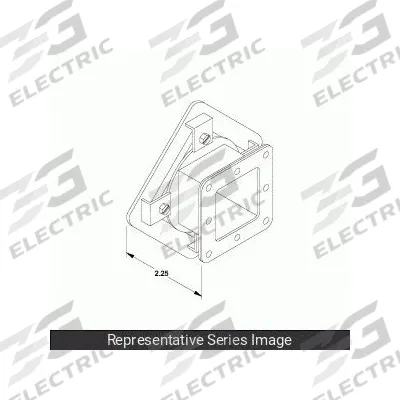 HAMMOND MANUFACTURING Wireway Nipple: 4 in Wd, 4 in Ht, 2 1/4 in Lg - Swivel Nipples for Corrosion-Resistant Washdown Wireways