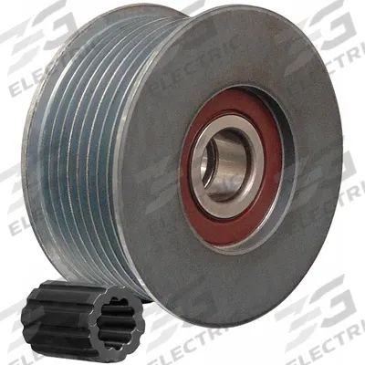 DAYCO Idler Pulley: Idler Pulley, 89112, Serpentine, 8PK Compatible Belt Trade Size - Ribbed V-Belt Idler Pulleys for Vehicles