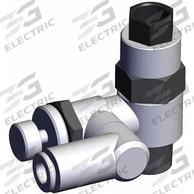 SMC Piloted Non-Return Valve: Universal Fitting, Knurled, 1/4 in Valve Body Size - Adjustable Direction Speed Controllers with Pilot Check Valve
