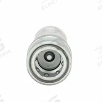 PIONEER Hydraulic Quick Connect Hose Coupling: 1/4 in Coupling Size, Steel, 11.36 lpm Max. Flow Rate (MPN 4050-2P). Key specifications — Body Material: Steel; Valve Type: Poppet; Thread Size: 1/4"-18; Brand: PIONEER.