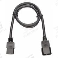 APPROVED VENDOR Power Cord: 3 ft Lg, 3/16, C14 Plug, C13 Receptacle, SJT, PVC, 13 A Current, 125V AC (MPN 5XFR5ID). Key specifications — Brand: APPROVED VENDOR; Jacket Material: PVC.