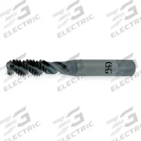 OSG Spiral Flute Tap: M5x0.8 Metric, 6H, 3 Flute, Bottoming Chamfer, TiN Coated High Speed Steel (MPN 2988205)
