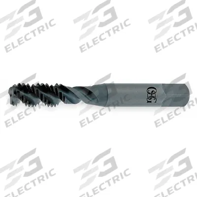 OSG Spiral Flute Tap: M5x0.8 Metric, 6H, 3 Flute, Bottoming Chamfer - General Purpose Spiral-Flute Taps