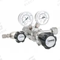 HARRIS High Purity Gas Regulator: Two Stage, CGA 320 Inlet, 1/4" Tube Outlet, 50 psig (MPN KH1083). Key specifications — Brand: HARRIS; Manufacturer Part Number: KH1083; Diaphragm Material: 316L Stainless Steel; Outlet Connection: 1/4" Tube; Inlet Connection: CGA 320.