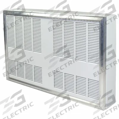 MARKEL PRODUCTS Electric Heavy Duty Wall Heater: Fan Forced, 6,000 W Watt Output, White - Surface-Mount Electric Cabinet Wall Heaters