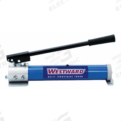 WESTWARD Hydraulic Hand Pump: 2 Stages, Single Acting, 200 psi Max. Pressure 1st Stage - Hand Pumps for Hydraulic Fluids