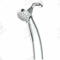 MOEN Handheld Showerhead: Chrome, 1.75 gpm Flow Rate, 3 3/4 in Handheld Showerhead Wd (MPN 26100EP). Key specifications — Series: 26100.
